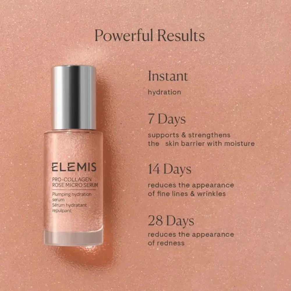 🌸 ELEMIS PRO-COLLAGEN ROSE MICRO SERUM - Picture 4 of 13